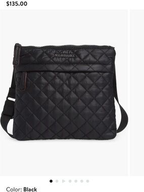 Metro Quilted Nylon Crossbody Bag